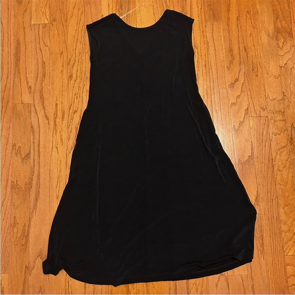 Chico’s Black Sleeveless Swing Dress Petite NWT Size 0 (Petite) - Picture 2 of 6